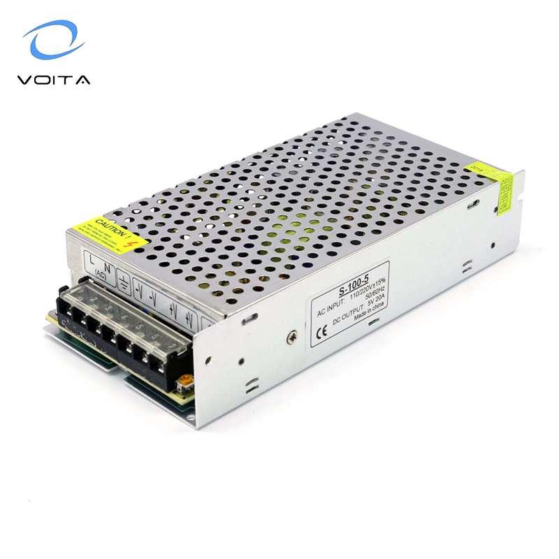 5V Series 100-400W Power Supply 100V-240V AC DC Switching Power Supply